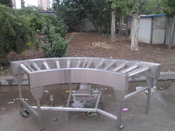 90°轉(zhuǎn)輥彎道輸送機